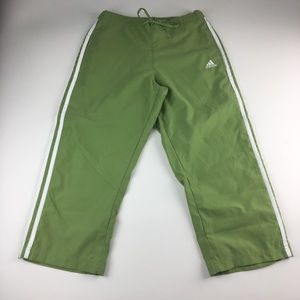 Adidas Women’s Small Green Athletic Sport Capris